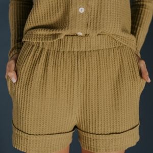 NWOT Waffle Knit Shorts